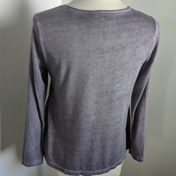 DANTELLE Asymmetrical Lace Long Sleeve Tee S - Picture 5 of 12